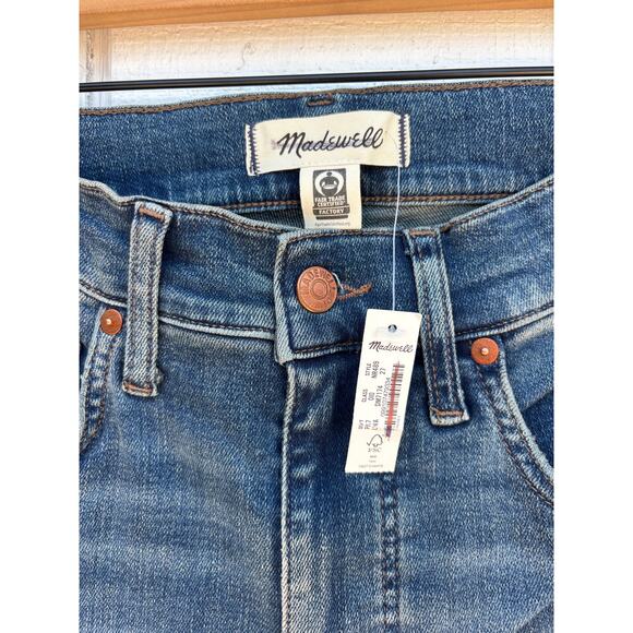 NWT Madewell Women's Mid-Rise Kick Out Blue Jeans, Size 27 (4) - Picture 5 of 6